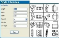 Digital Sample Finishing Corrugated Paper Box Design CAD Cutting Software